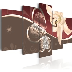 Artgeist Abstraction With Lily - 5 Pieces taulusetti