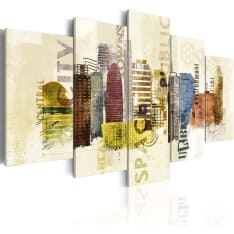 Artgeist Urban Design - 5 Pieces taulusetti