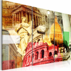 Artgeist Charming Rome - Triptych taulusetti
