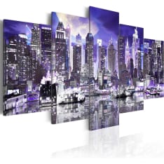 Artgeist Moonlit Night In New York City taulusetti
