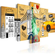 Artgeist I Love New Jork City taulusetti