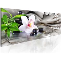 Artgeist Zen Composition: Bamboo, Orchid And Stones taulu