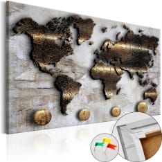 Artgeist Golden Journey [Cork Map] korkkitaulu