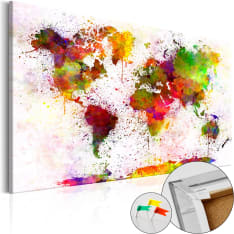 Artgeist Artistic World [Cork Map] korkkitaulu