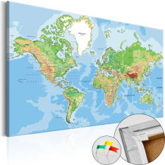 Artgeist World Geography korkkitaulu