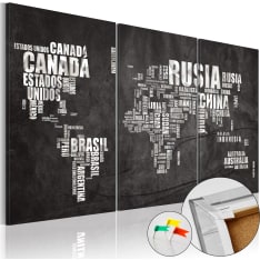 Artgeist El Mundo [Cork Map] korkkitaulusetti