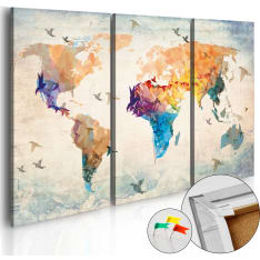 Artgeist Free As A Bird [Cork Map] korkkitaulusetti