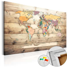 Artgeist The World At Your Fingertips [Cork Map] korkkitaulu