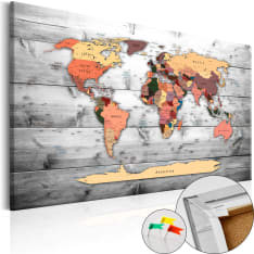 Artgeist Direction World [Cork Map] korkkitaulu