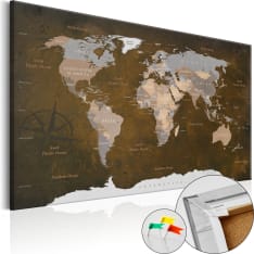 Artgeist Cinnamon Travels [Cork Map] korkkitaulu