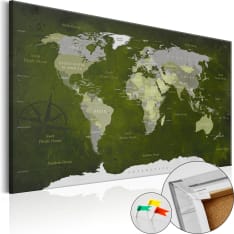 Artgeist Malachite World [Cork Map] korkkitaulu