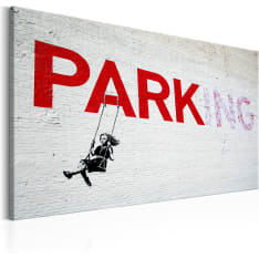 Artgeist Parking Girl Swing By Banksy taulu