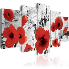 Artgeist Scarlet Flowers taulusetti