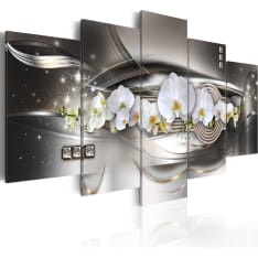 Artgeist Steel Orchids taulusetti