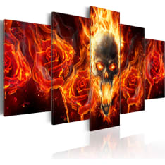 Artgeist Fiery Skull taulusetti