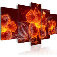 Artgeist Fiery Flowers taulusetti