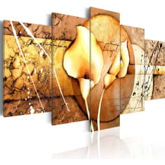 Artgeist The Secret Of Calla Lily - Gold taulusetti