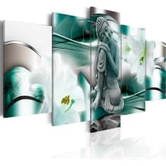 Artgeist Buddha And Lilies taulusetti