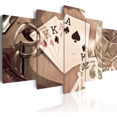 Artgeist Poker Night - Sepia taulusetti