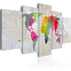 Canvas Print - Illustration of the World