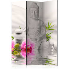 Artgeist Buddha And Orchids 3-osainen sermi