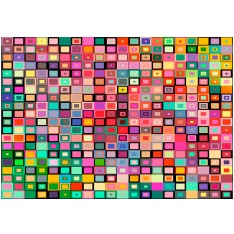 Artgeist Colourful Boxes fototapetti