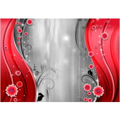 Wallpaper - Behind the curtain of red