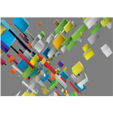Artgeist Color Puzzle fototapetti
