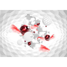 Artgeist Race Of Colours - Red fototapetti