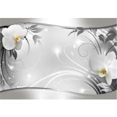 Artgeist Silver Abstract fototapetti