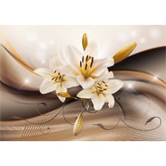 Artgeist Golden Lily fototapetti