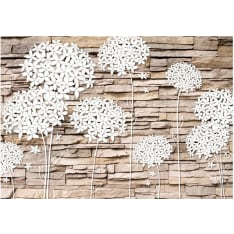 Artgeist Flowers On The Stone fototapetti