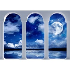 Artgeist Night In Greece fototapetti