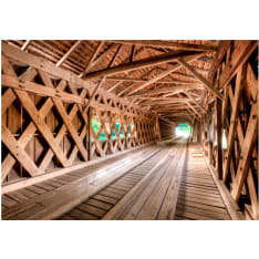 Artgeist Wooden Bridge fototapetti