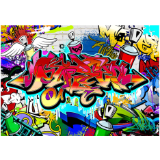 Artgeist Street Art:Red Theme fototapetti