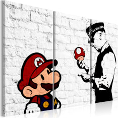 Artgeist Mario Bros (Banksy) taulusetti