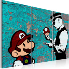 Canvas Print - Banksy: Cracked Paint