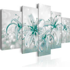 Artgeist Sapphire Lilies taulusetti