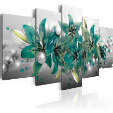 Artgeist Turquoise Bouquet taulusetti