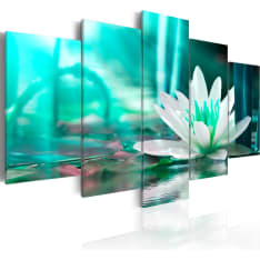 Artgeist Turquoise Lotus taulusetti