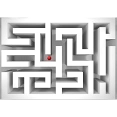 Artgeist Ice Labyrinth fototapetti