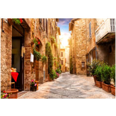 Artgeist Colourful Street In Tuscany fototapetti