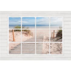 Artgeist Window & Beach fototapetti