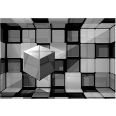 Artgeist Rubik'S Cube In Gray fototapetti
