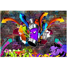 Artgeist Graffiti: Colourful Attack fototapetti