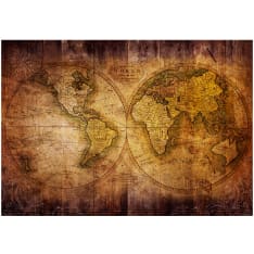 Artgeist World On Old Map fototapetti
