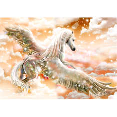 Artgeist Pegasus (Orange) fototapetti
