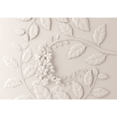Artgeist Paper Flowers (Cream) fototapetti