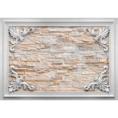 Artgeist Brick in the Frame (Orange) fototapetti
