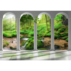 Artgeist Pillars and Forest fototapetti